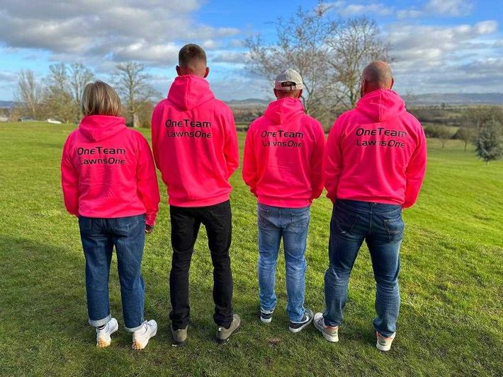 The LawnsOne Team of Lawn Care Technicians 